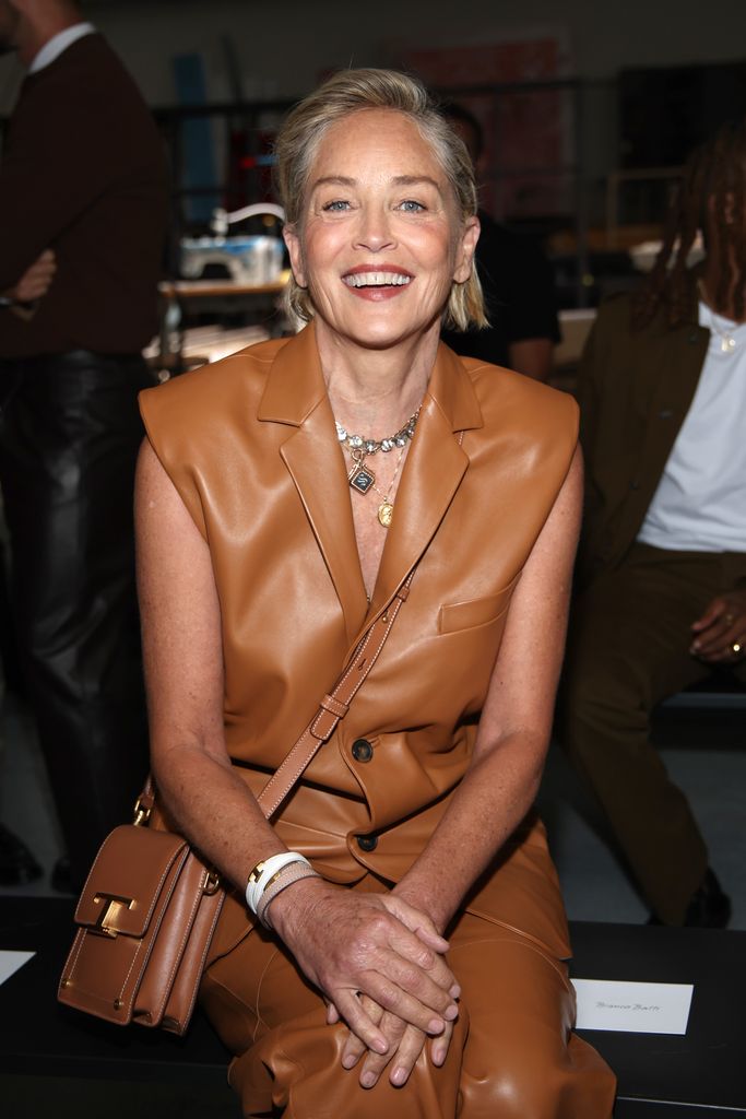 Sharon Stone attends the Tod's fashion show during the Milan Fashion Week Womenswear Spring/Summer 2024 on September 22, 2023 in Milan, Italy.