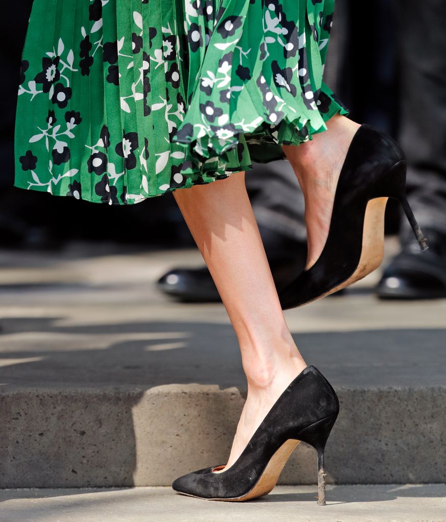Meghan Markle's muddy heels from 2018