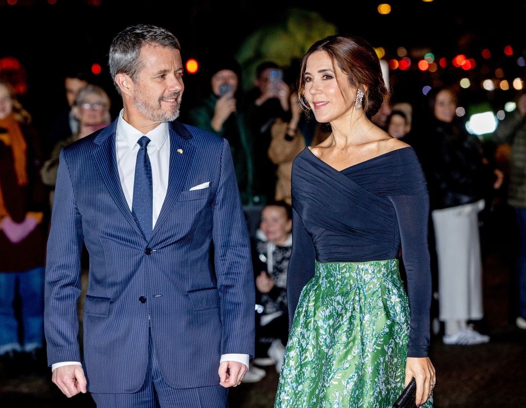 Crown Princess Mary and Crown Prince Frederik arrive at museum exhibition