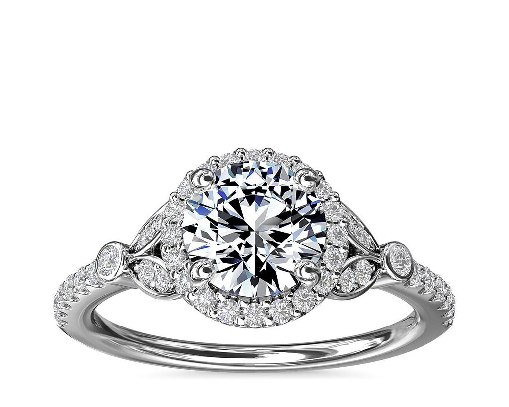 Blue Nile Vintage Inspired Engagement Ring