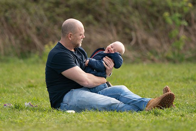 mike tindall and baby lucas