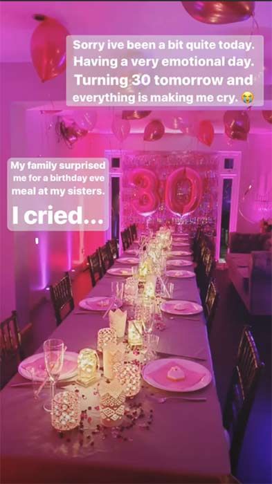 stacey solomon birthday party table