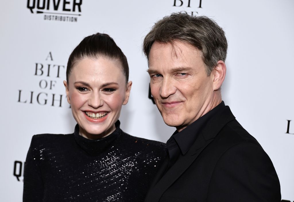 Anna Paquin and Stephen Moyer attend "A Bit Of Light" New York Screening