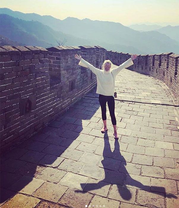 Lady Kitty Spencer Great Wall of China