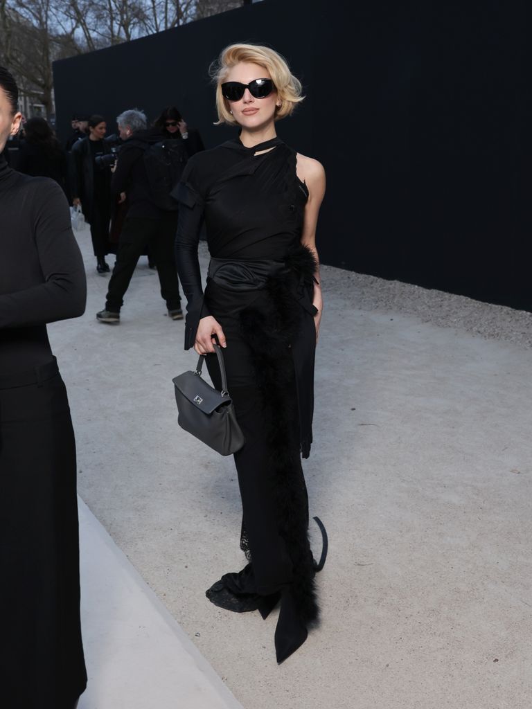 Julia Schlaepfer attends the Balenciaga Womenswear Fall/Winter 2025-2026 