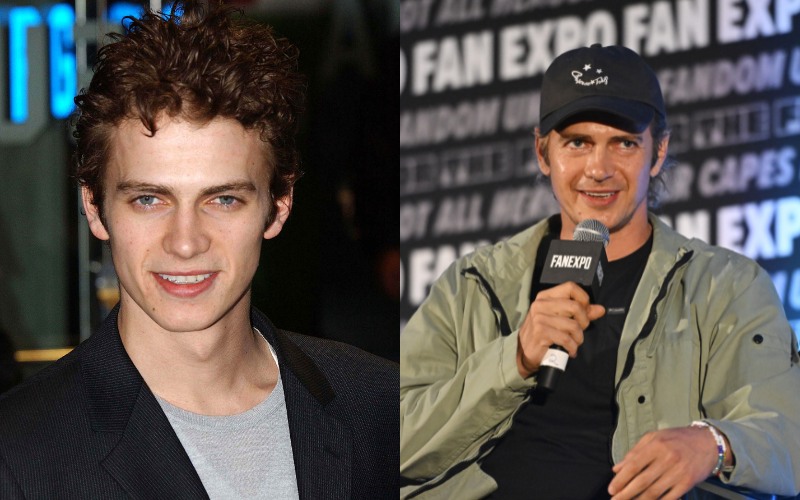 Hayden Christensen then and now