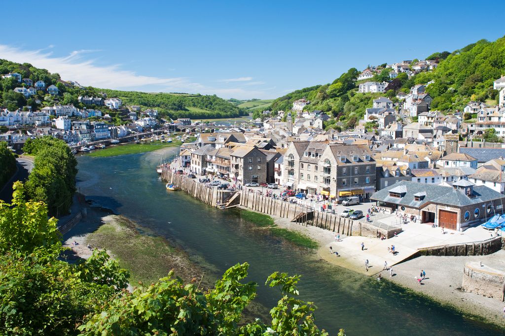 The harbour in Looe, Cornwall