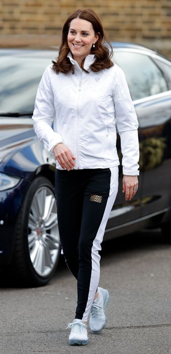 Kate Middleton wearing workout clothes
