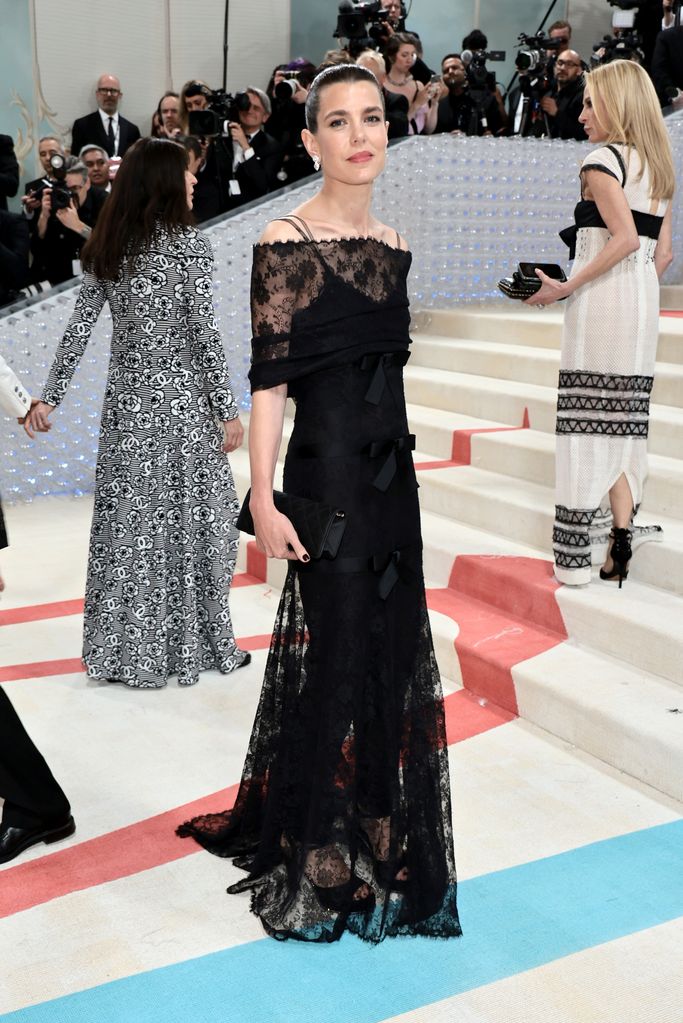 Charlotte Casiraghi attends The 2023 Met Gala Celebrating "Karl Lagerfeld: A Line Of Beauty" at The Metropolitan Museum of Art on May 01, 2023 in New York City.