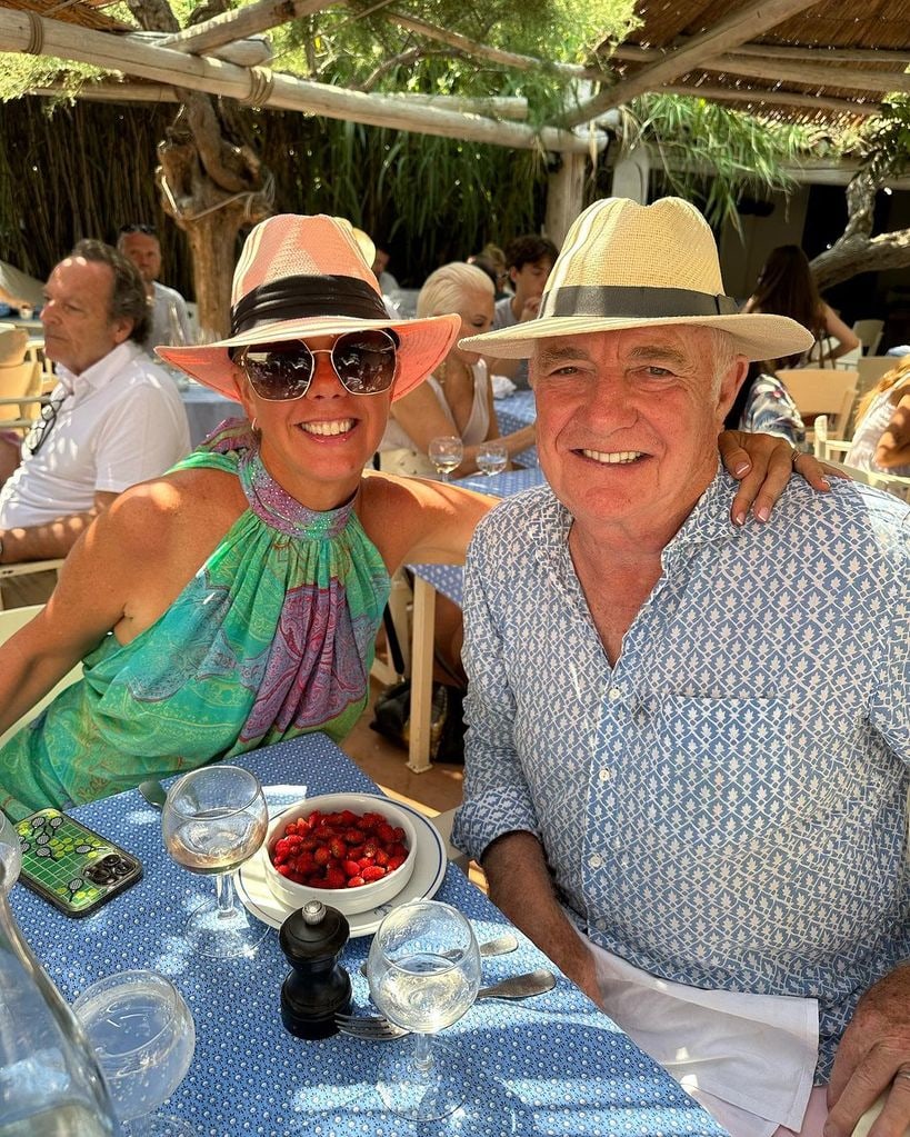 Rick Stein with his wife, Sarah