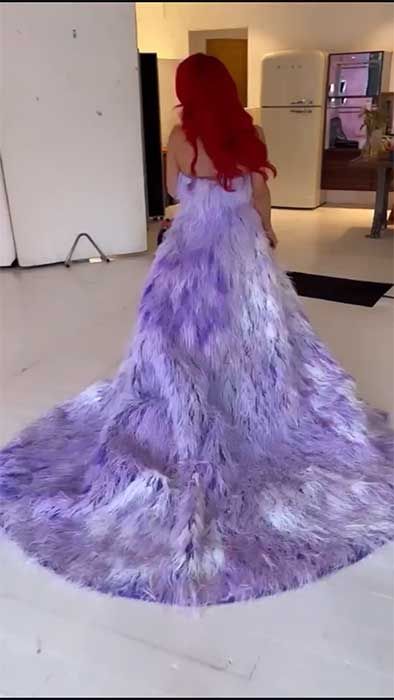 dianne buswell purple dress back