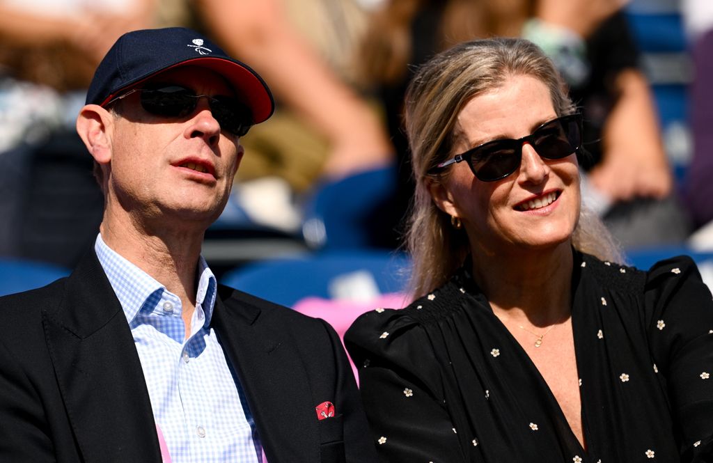 Duchess Sophie brought a summery feel to the Paralympic Games on Friday alongside Prince Edward