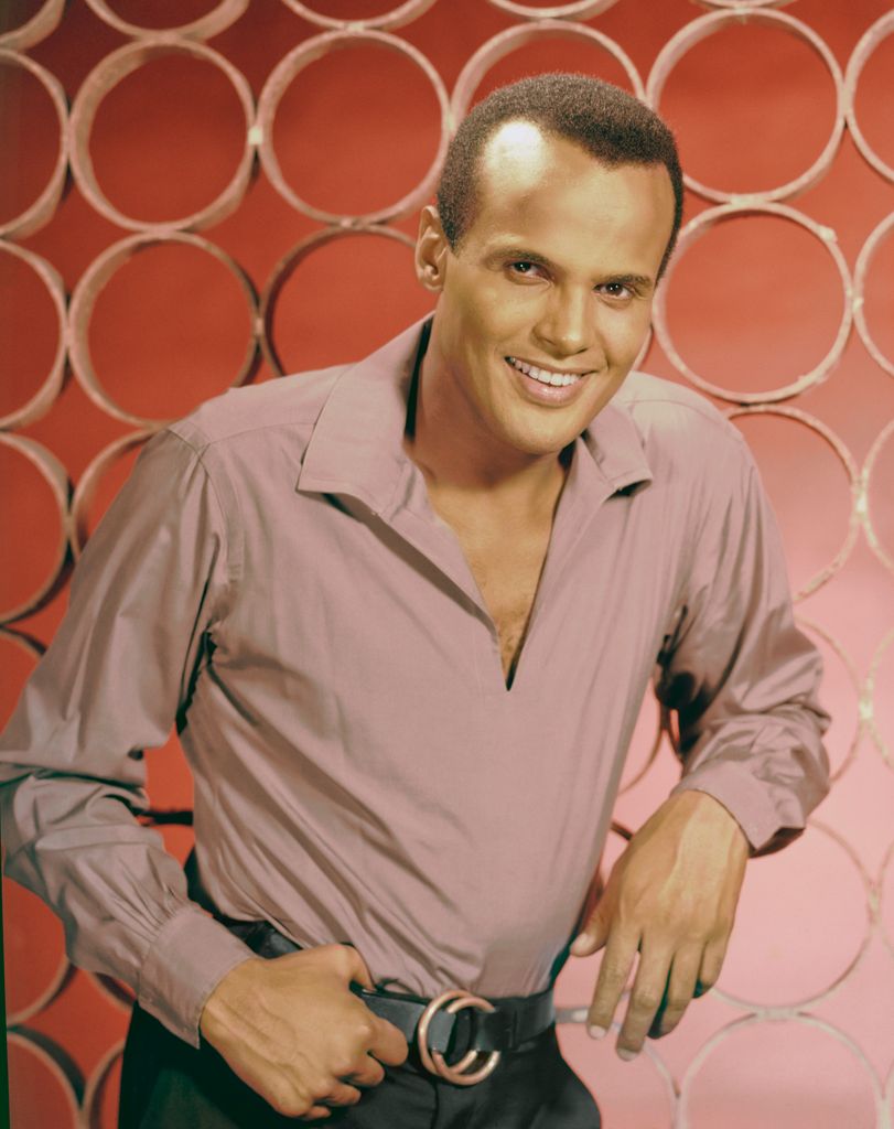 American actor and singer Harry Belafonte poses circa 1956