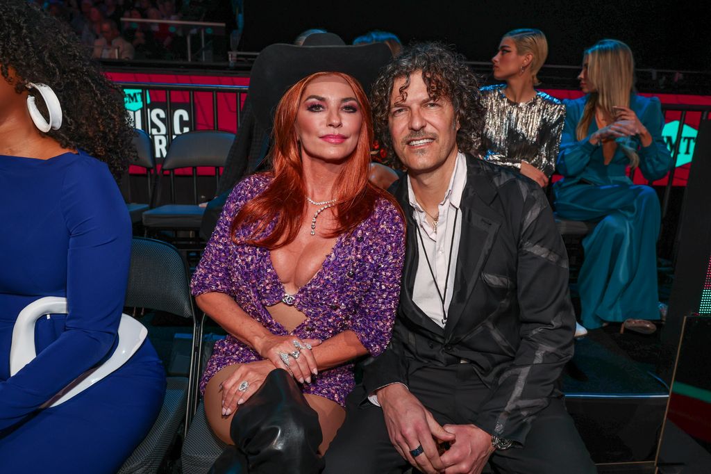 Shania Twain and Frédéric Thiebaud at the 2023 CMT Music Awards held at the Moody Center on April 2, 2023 in Austin, Texas