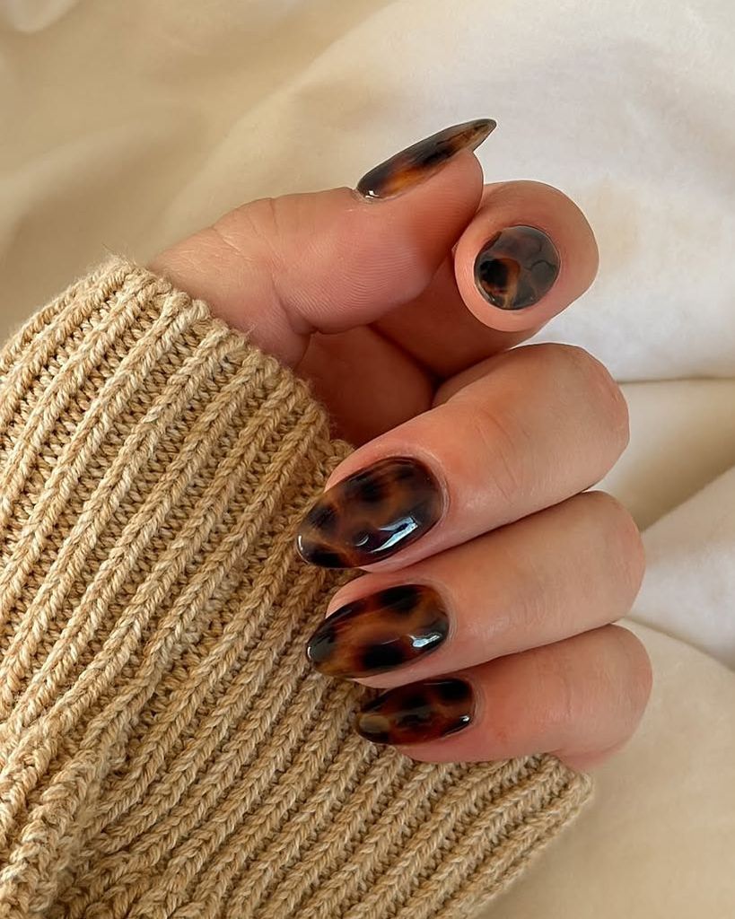 tortoise shell nails