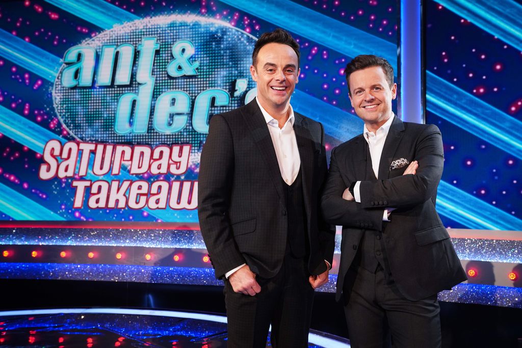 Ant & Dec in suits for Saturday Night Takeaway