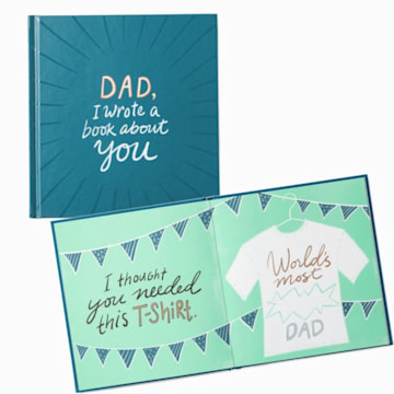 personalized father's day book