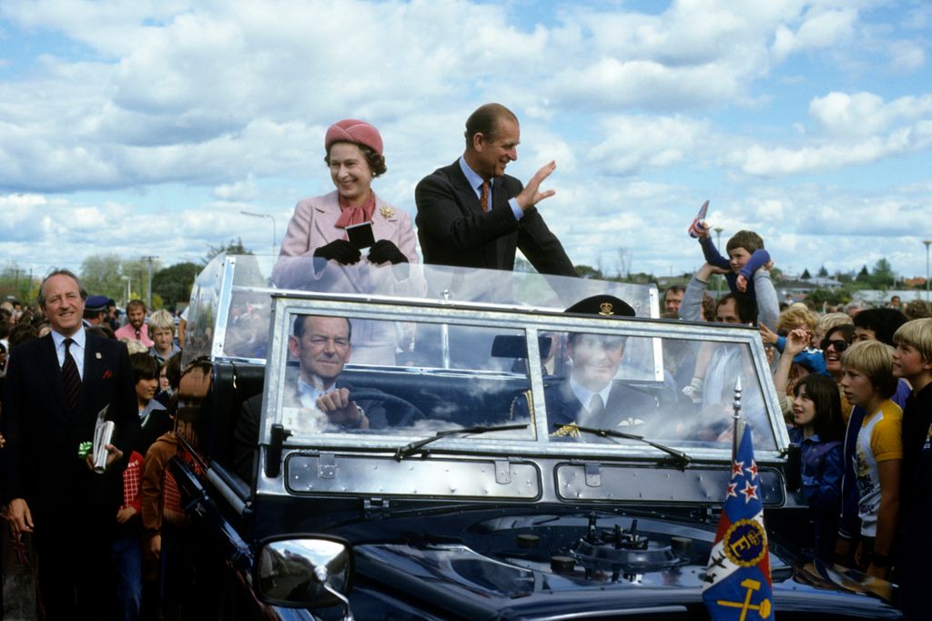 Queen Elizabeth II and Prince Philip in New Zealand in 1981