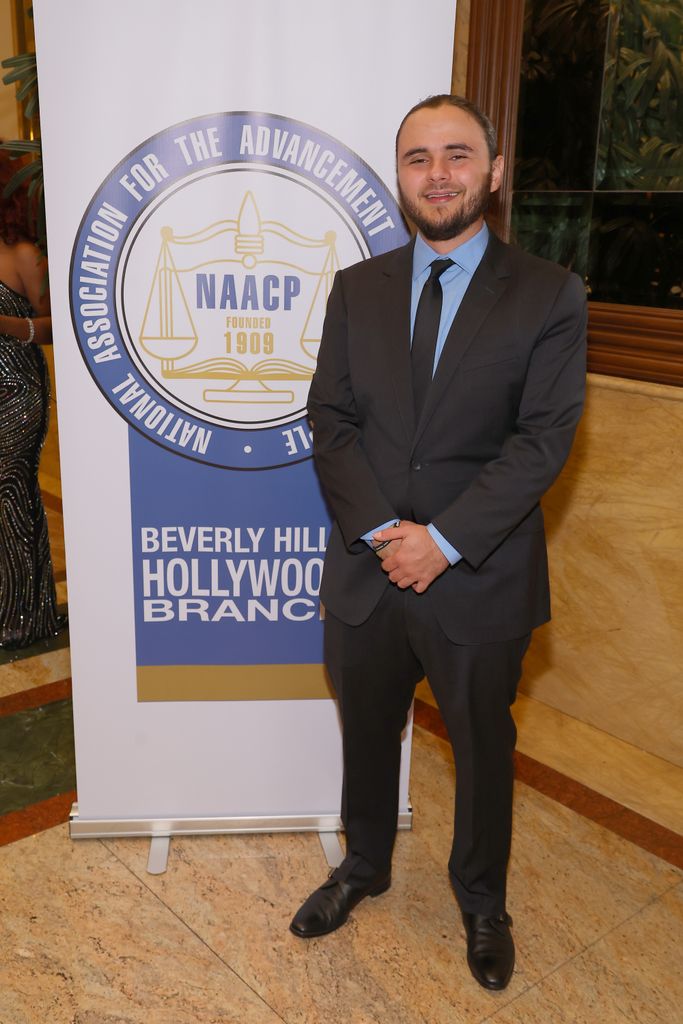 Prince Jackson attends 2024 NAACP Theatre Awards in a smart suit