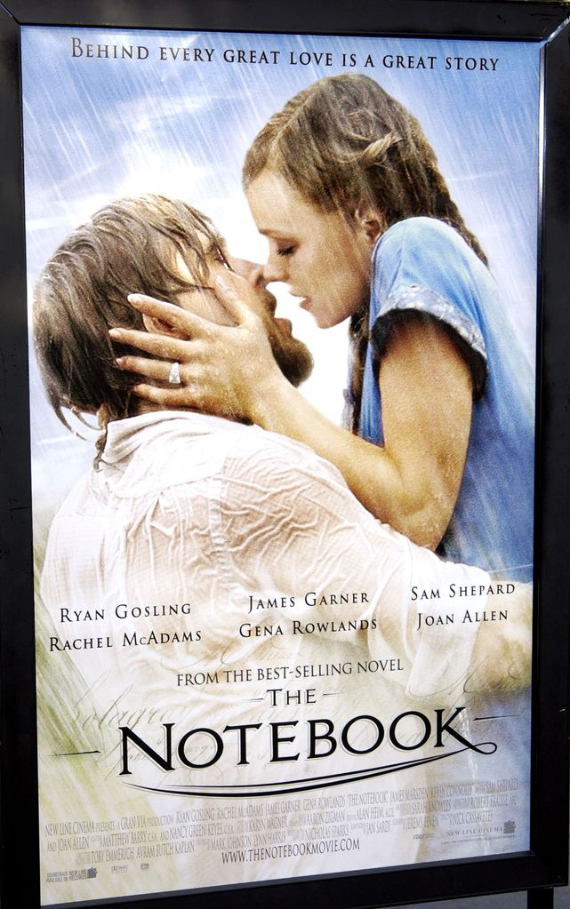 "The Notebook" movie poster during "The Notebook" New Line Cinema Los Angeles Premiere at Mann Village Theatre in Westwood, California, United States.