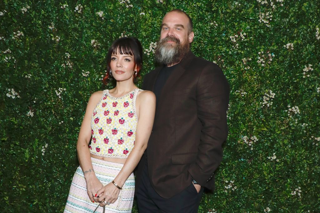 Lily Allen and David Harbour attend 17th Annual Tribeca Artists Dinner Hosted by Chanel, 2