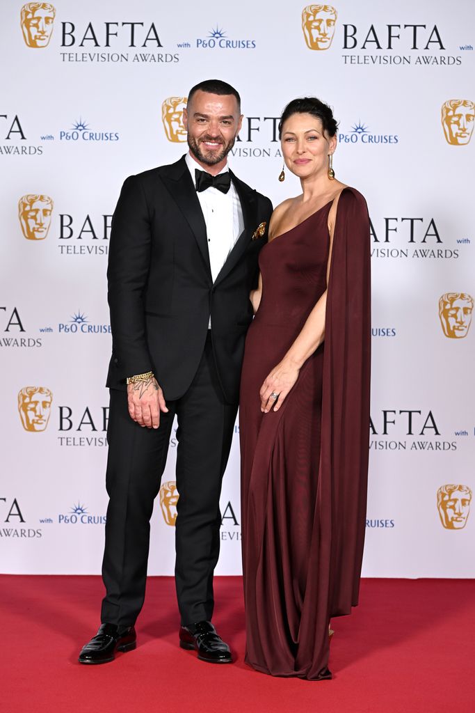 Presenters of the Live Event Coverage Award Matt Willis and Emma Willis pose in the Winners Room during the 2024 BAFTA Television Awards with P&O Cruises at The Royal Festival Hall on May 12, 2024 in London, England