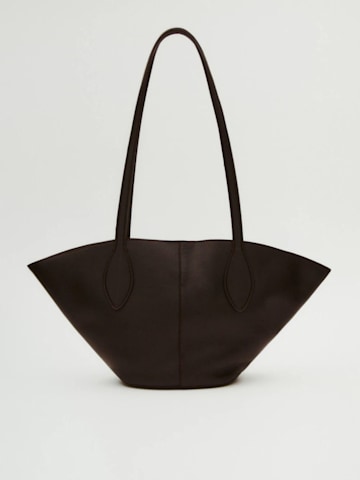 Nappa Leather Mini Tote Bag With Long Strap