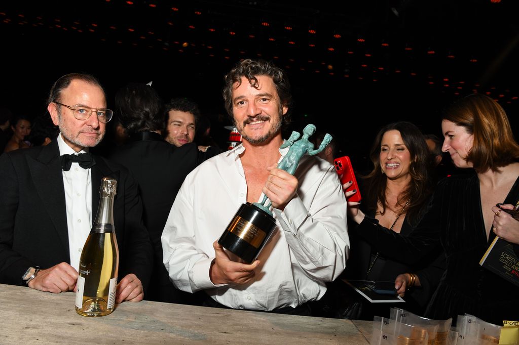 Pedro Pascal at the 30th Screen Actors Guild Awards, PEOPLE After Party, Engraving Station, Shrine Auditorium, Los Angeles, California, USA - 24 Feb 2024
