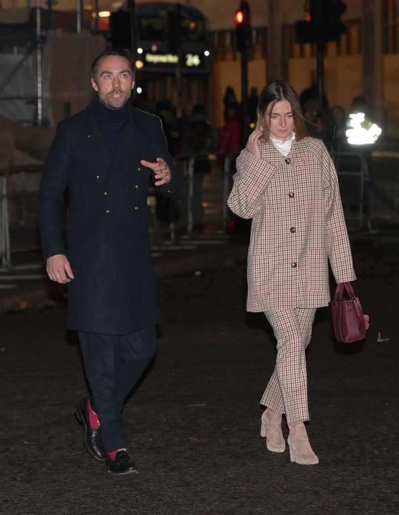  James Middleton and Alizee Thevenet attend the 'Together At Christmas' Carol Service at Westminster Abbey on December 05, 2025 in London, England
