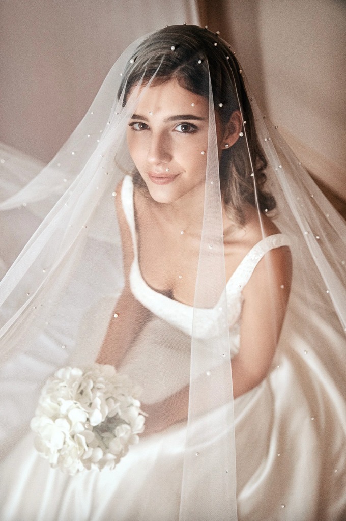 Etsy pearl cathedral veil