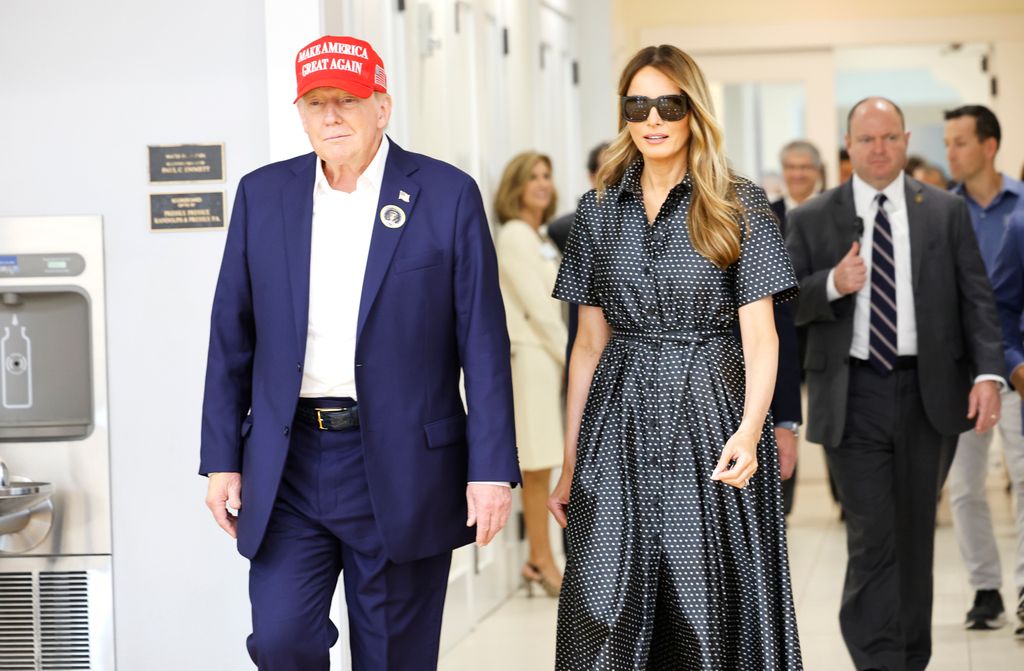 Melania wore Dior on Election Day