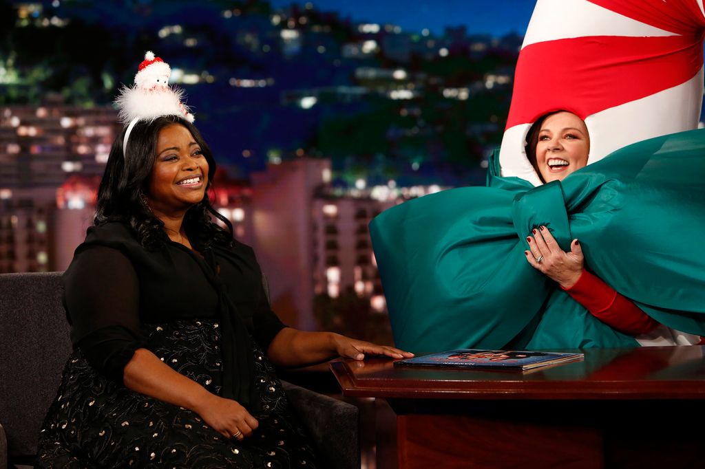 JIMMY KIMMEL LIVE! - Walt Disney Television via Getty Imagess Jimmy Kimmel Live! features a week of guest hosts filling in for Jimmy, starting Monday, December 4. The guest host for Thursday, December 7 was Melissa McCarthy with guests Octavia Spencer ("The Shape of Water"), Actor Dave Franco ("The Disaster Artist") and musical guest Hanson.
