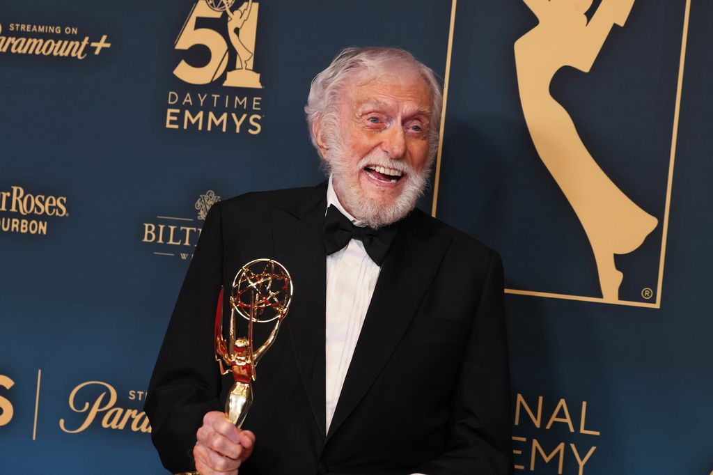 Dick Van Dyke, winner, poses at the 51st annual Daytime Emmys Awards 