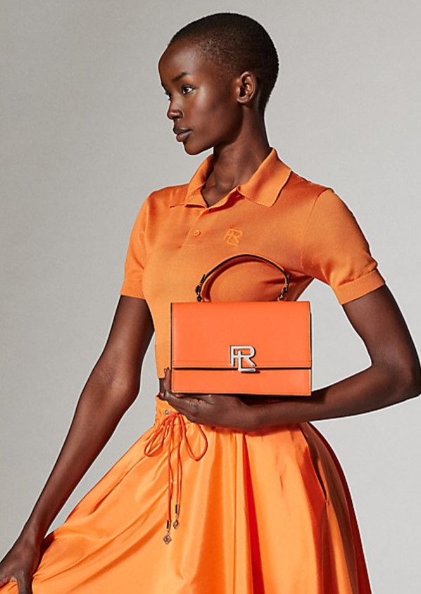 The RL Top Handle Bag in Calfskin