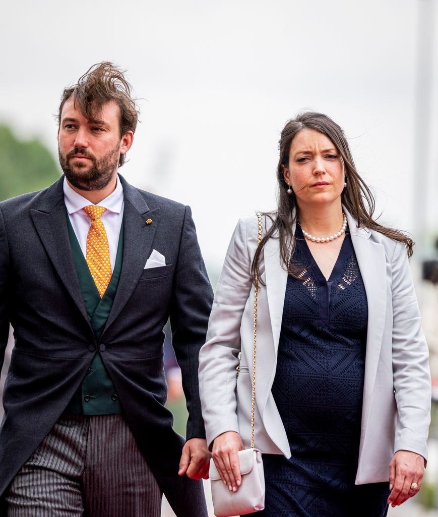 Prince Sebastien of Luxembourg and Princess Alexandra of Luxembourg National Day ceremony 