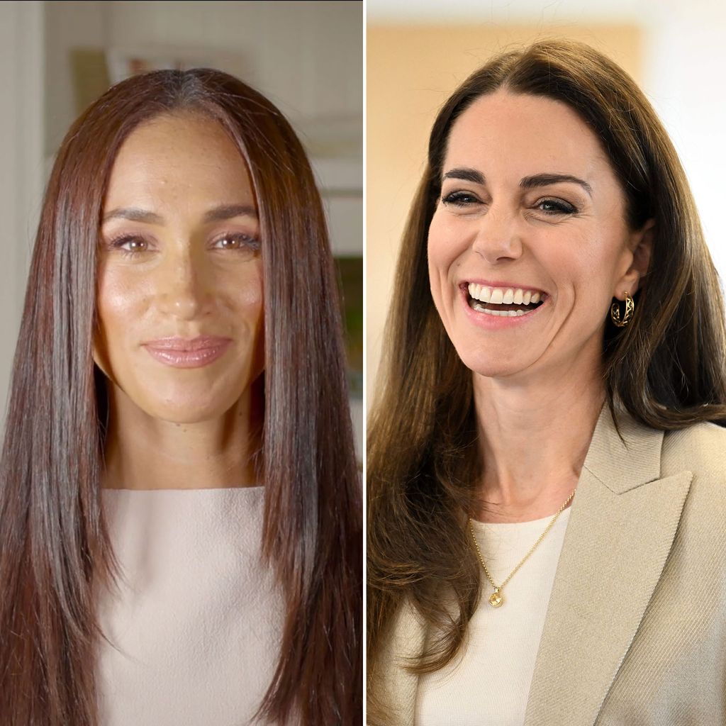 Meghan Markle and Kate Middleton are sporting similar hair styles