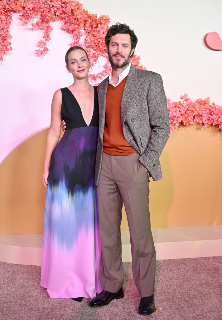 Leighton Meester and Adam Brody attend the Premiere of Netflix's "Nobody Wants This" Season 2 at The Egyptian Theatre Hollywood on October 16, 2025 in Los Angeles, California. 