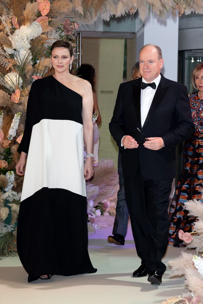 Princess Charlene of Monaco and Prince Albert II of Monaco attend the Gala Dinner for the F1 Grand Prix Of Monaco