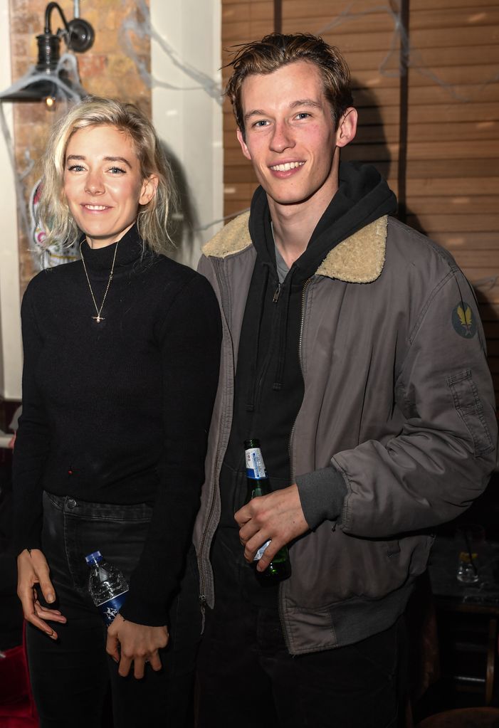 Vanessa Kirby and boyfriend Callum Turner in 2017