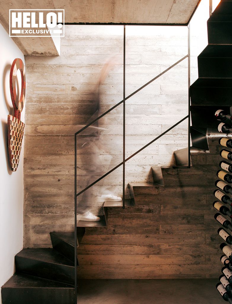 Erika Trojer's staircase at Lake Como home Villa Torno