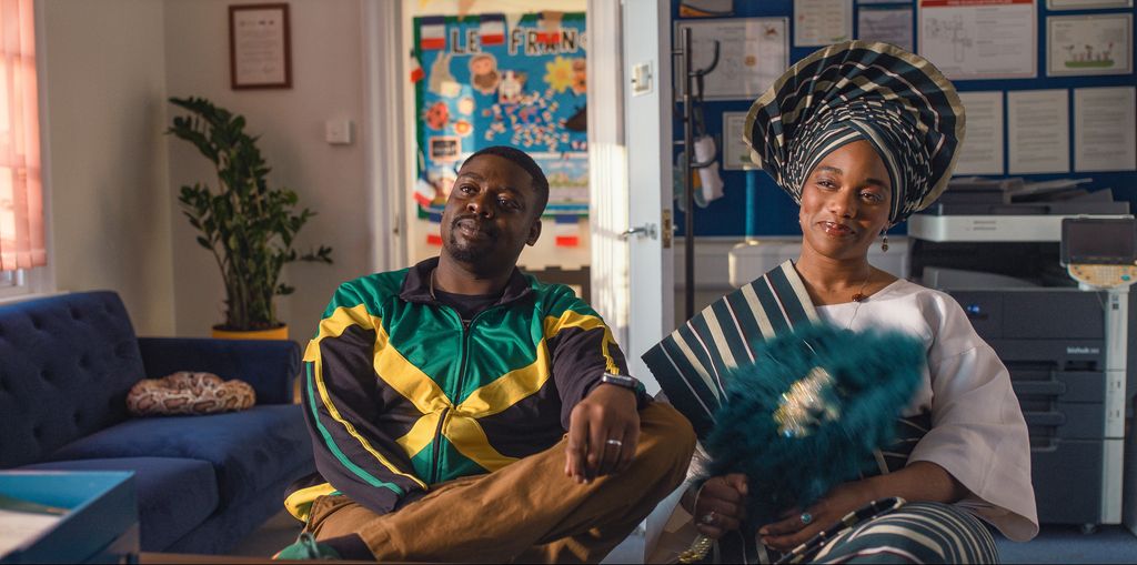 two people sitting in office