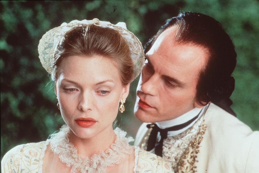 photo of michelle pfeiffer and john malkovich in dangerous liaisons