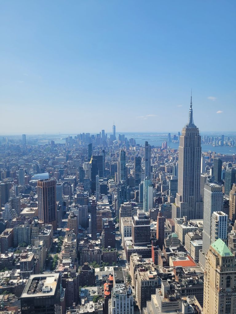 Aerial view of Manhattan