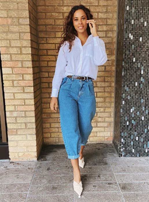 rochelle humes new look jeans