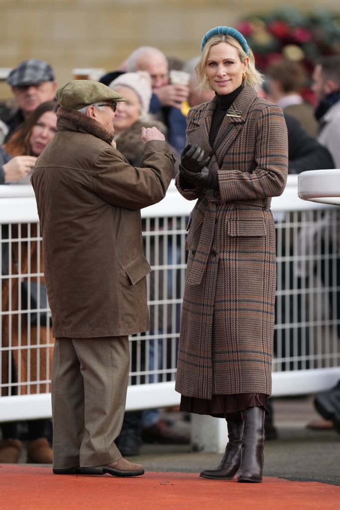 Zara's a vision in tweed 