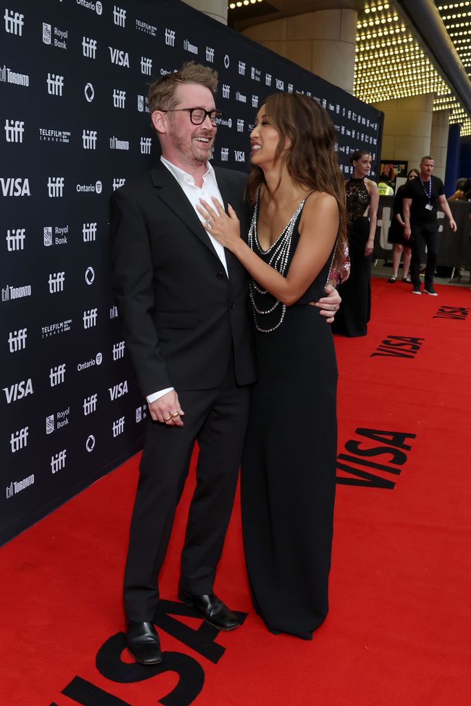 macaulay culkin brenda song the last showgirl premiere toronto international film festival