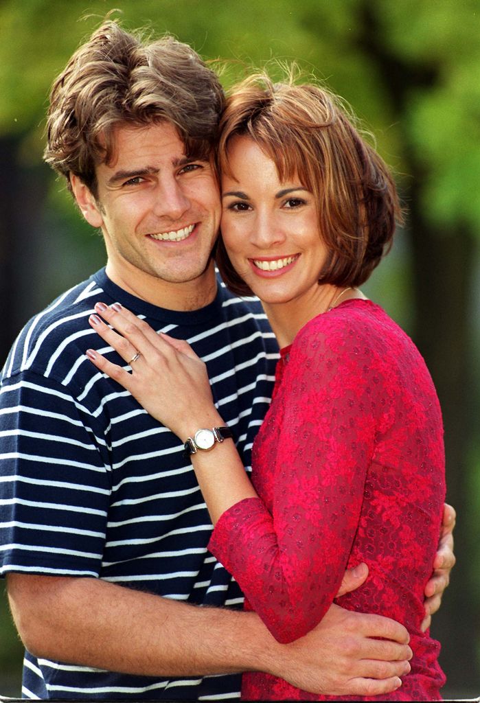 Andrea McLean with her first husband Nick Green