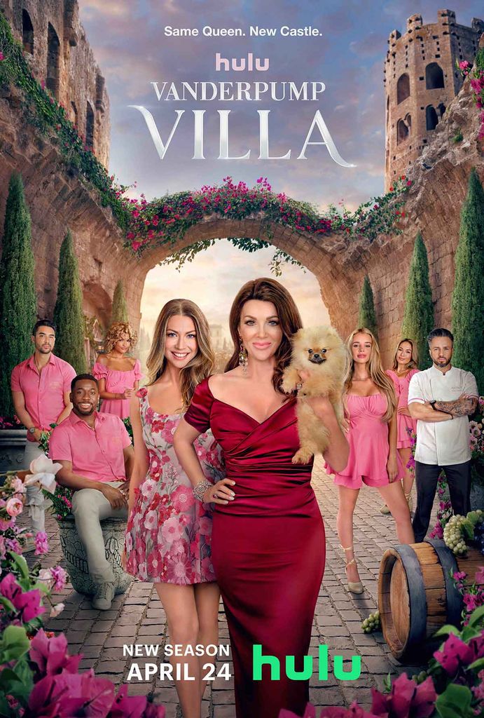 Vanderpump Villa Season Two artwork with Stassi and Lisa Vanderpump
