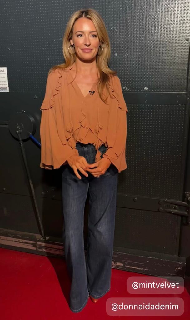 Cat Deeley's Mint Velvet blouse