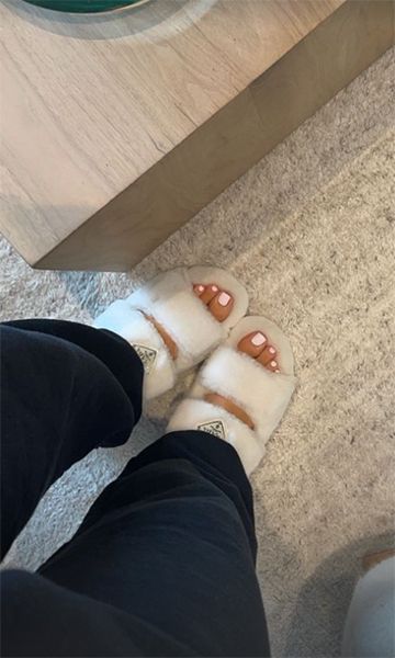 kylie jenner white sandals